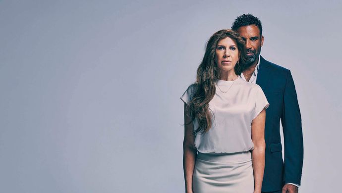 Isa Hoes en Edwin Jonker