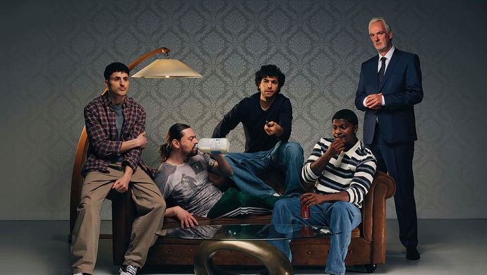 Stefan de Walle, Achraf Koutet, Daniël Kolf, Donny Ronny en Bilal El Aoumari