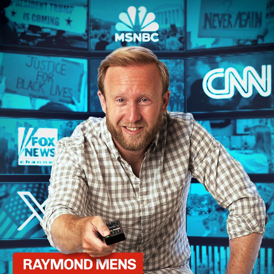 Posterbeeld van Raymond Mens- Nieuws Als Wapen.
