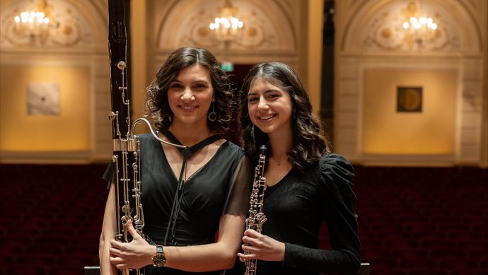 Andrea Phylactou (hobo), Anna Phylactou (fagot), Antonio Carrascal Rodrigues de Oliveira (piano)